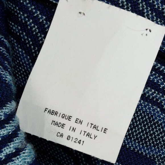 Mary Katrantzou PF/16 Swisher Blue Sleeveless Wavy Print Knit Dress - Picture 12 of 12